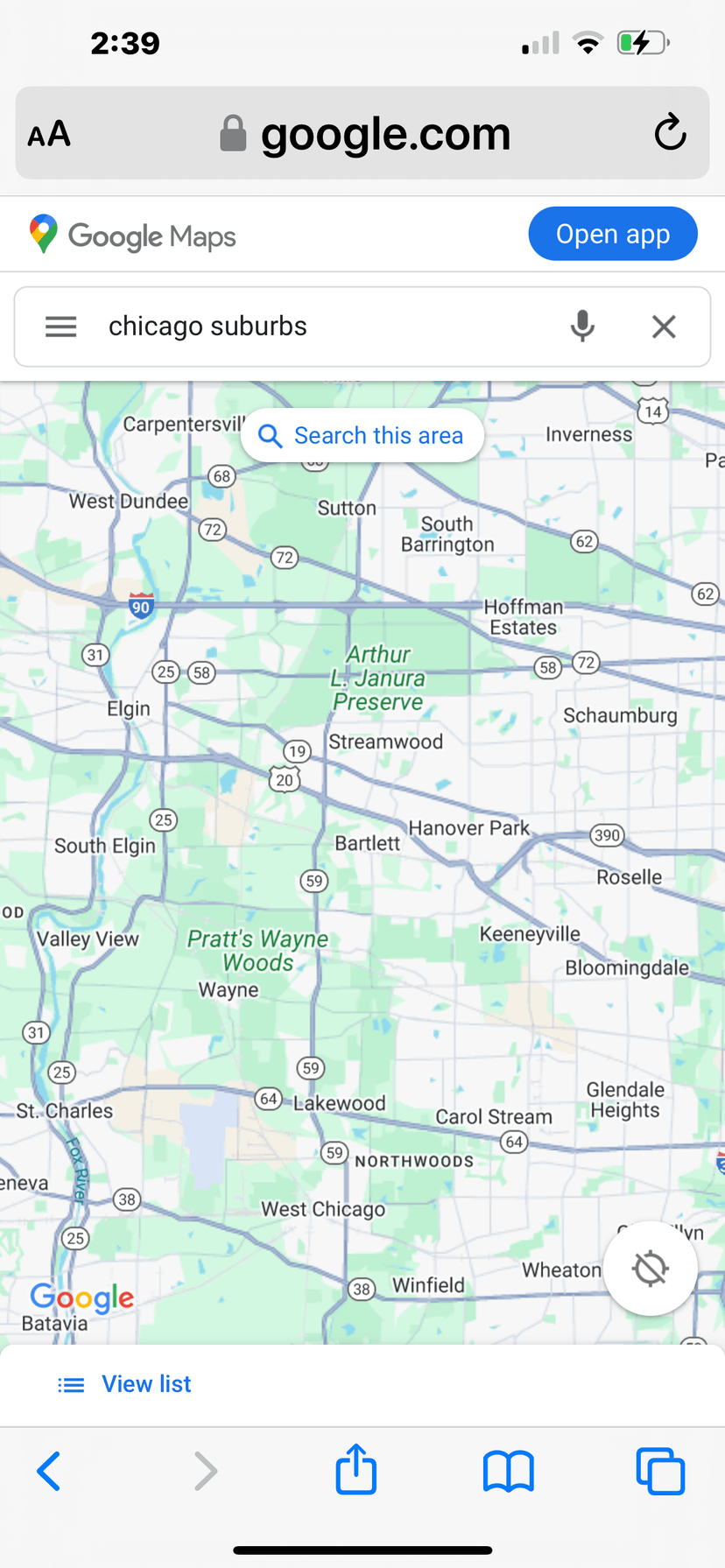 Chicago nw suburbs 